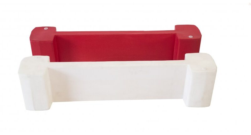 BARRIERE NEW JERSEY - Raccordi lunghi, Rosso